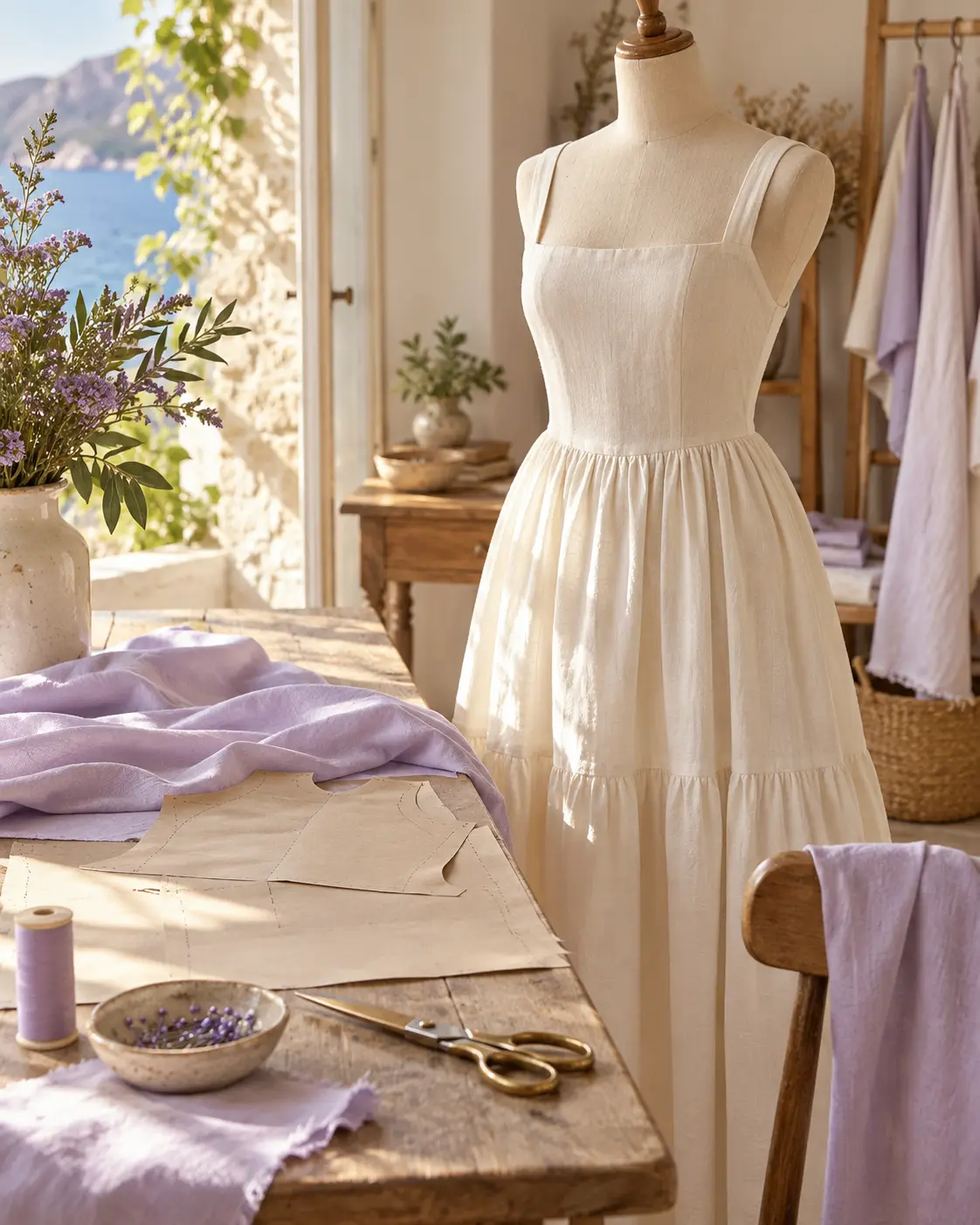 Concepto visual de confecciona tu primer vestido