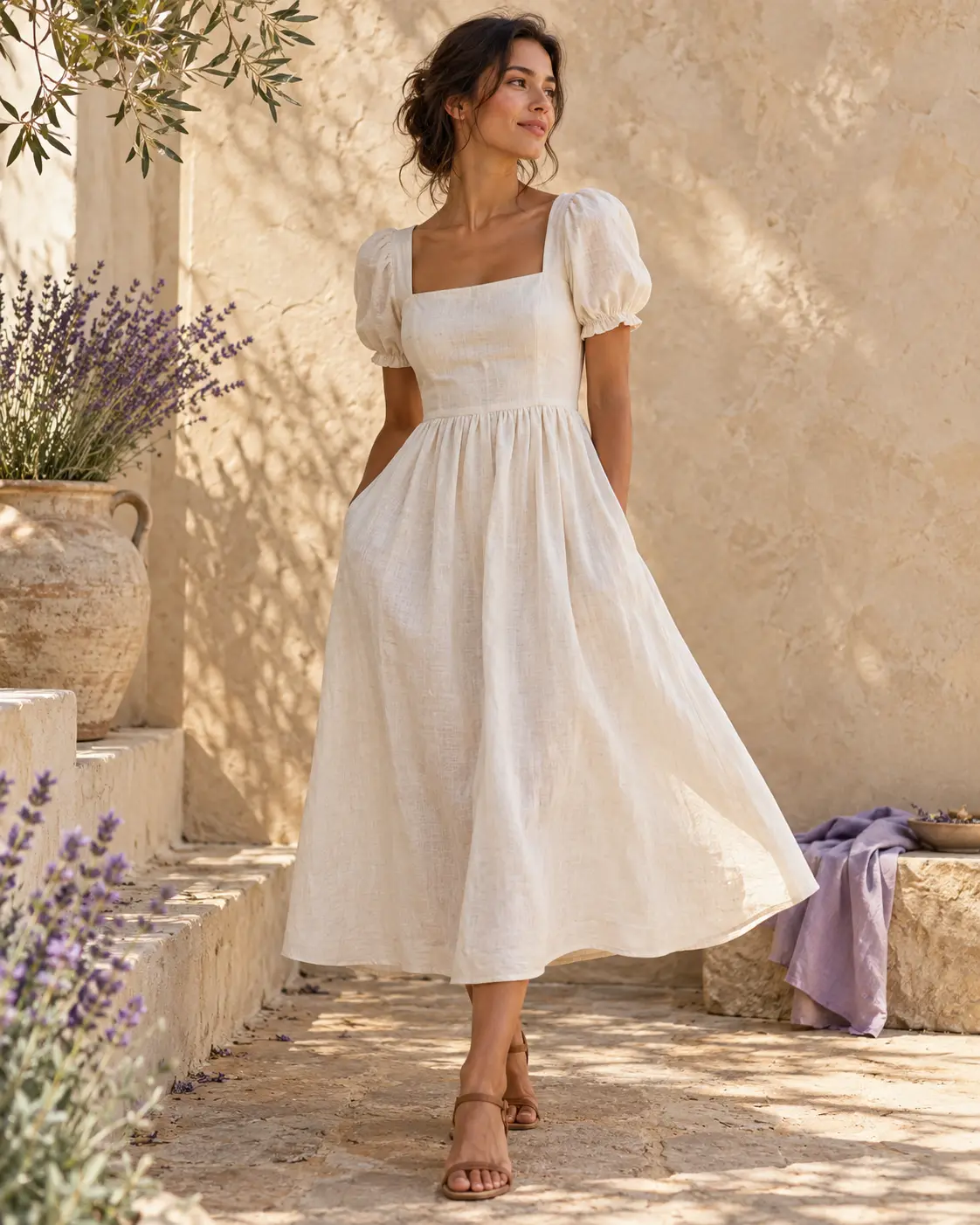 Concepto visual de vestidos de verano